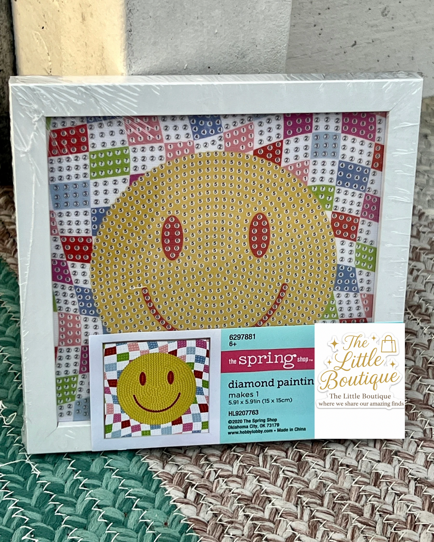 Happy Face Diamond Art (Small)