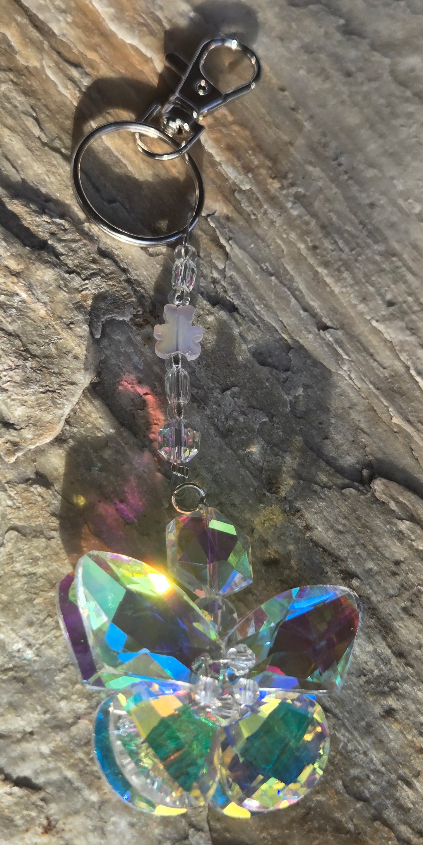 Butterfly Keychain sparkly