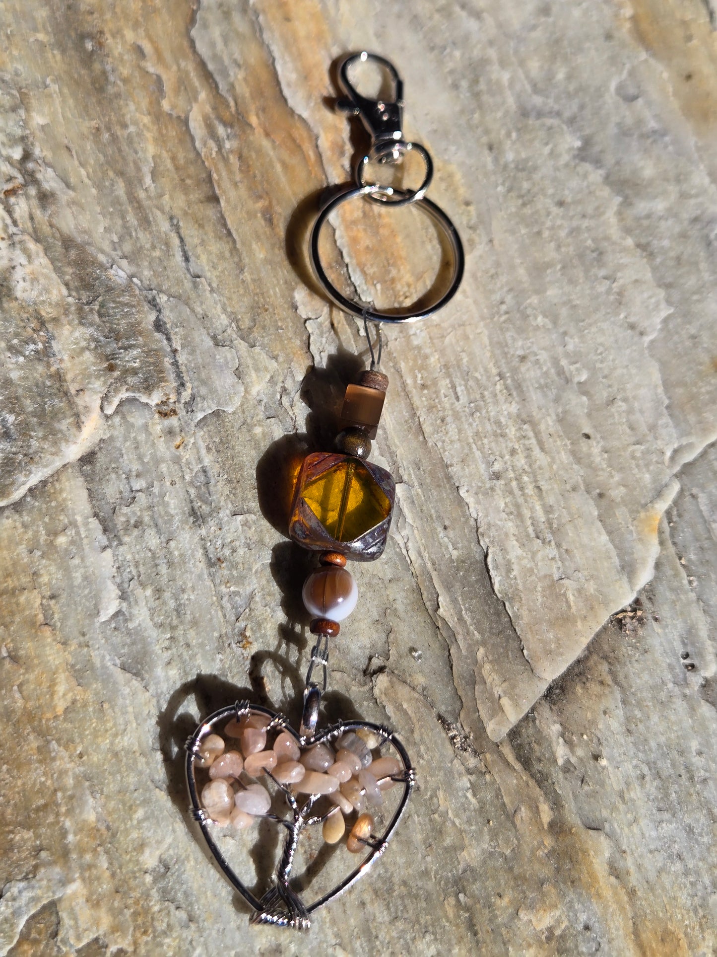 Tree of Life Keychain or Bag accessory