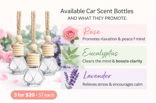 Hanging Scent Bottles (3 for $20)