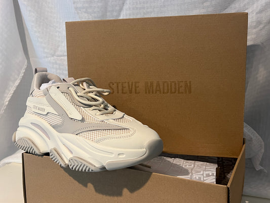 Steve Madden “Possession” Chunky Sneakers – Bone/Khaki (Brand New in Box) SIZE 9