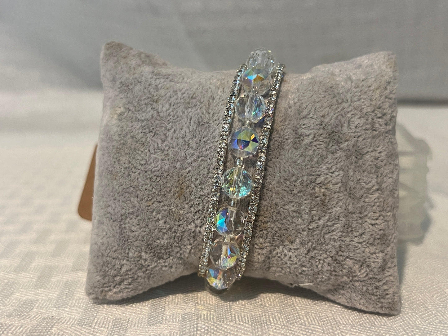 Sparkling Glass Beads Trio Bracelet - NEW