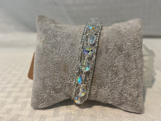Sparkling Glass Beads Trio Bracelet - NEW