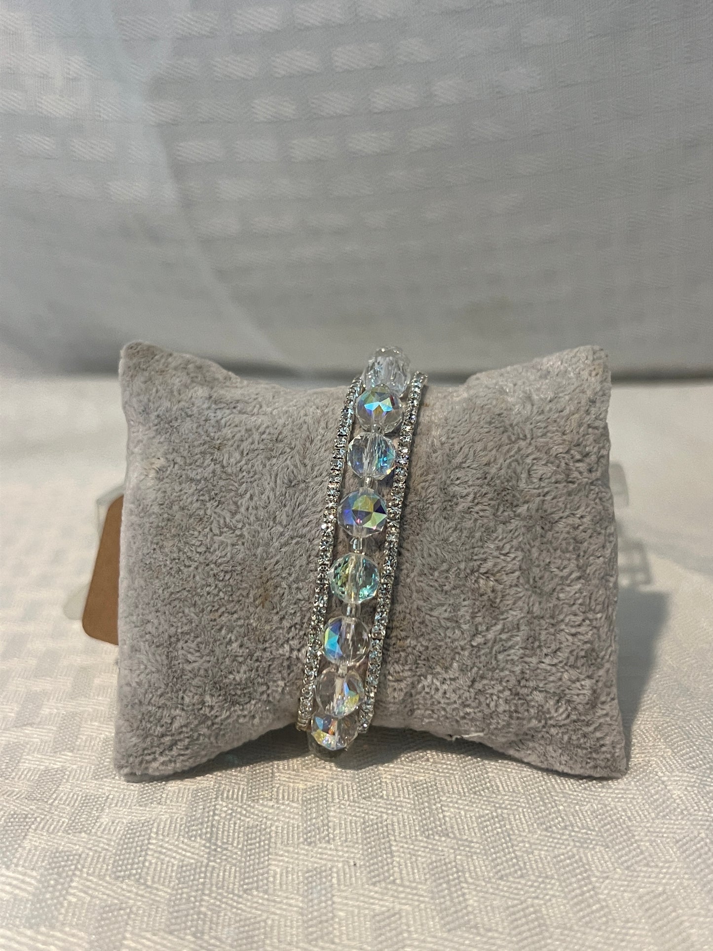 Sparkling Glass Beads Trio Bracelet - NEW