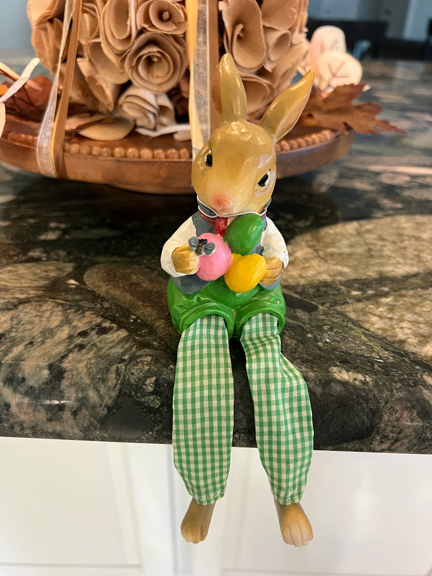 Green Easter Bunny Sitter