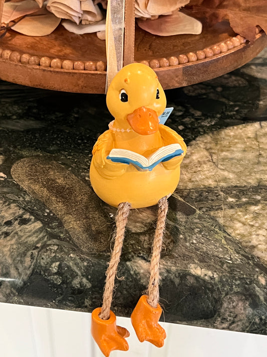 Duck Sitter with Book Sitter