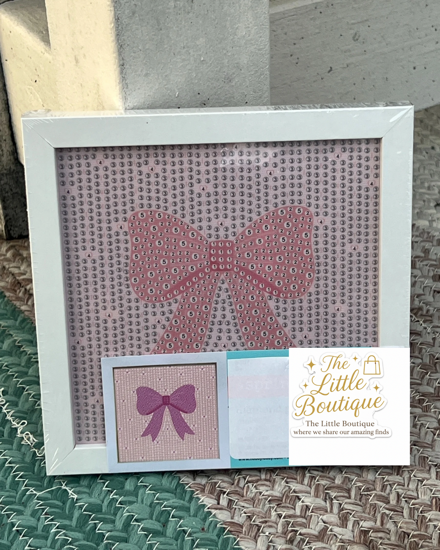 Pink Bow Diamond Art (Small)