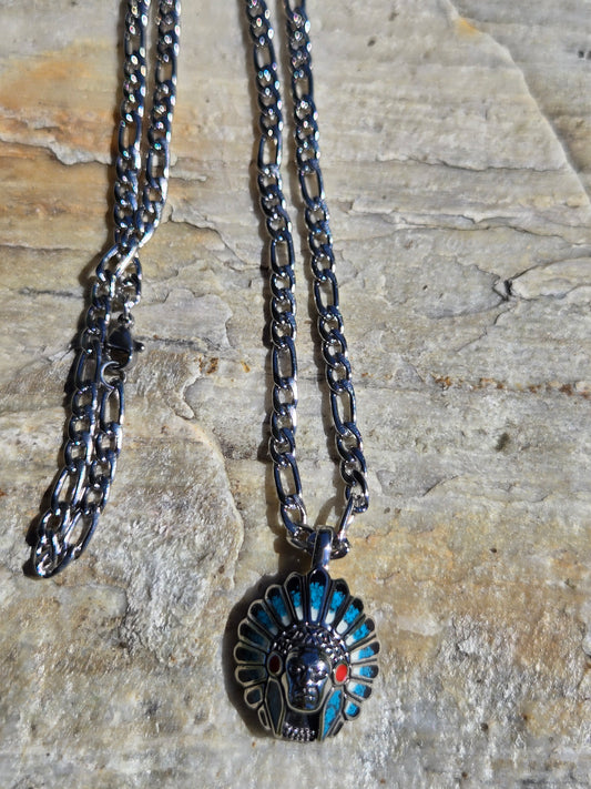 Genuine Chief Head Pendant