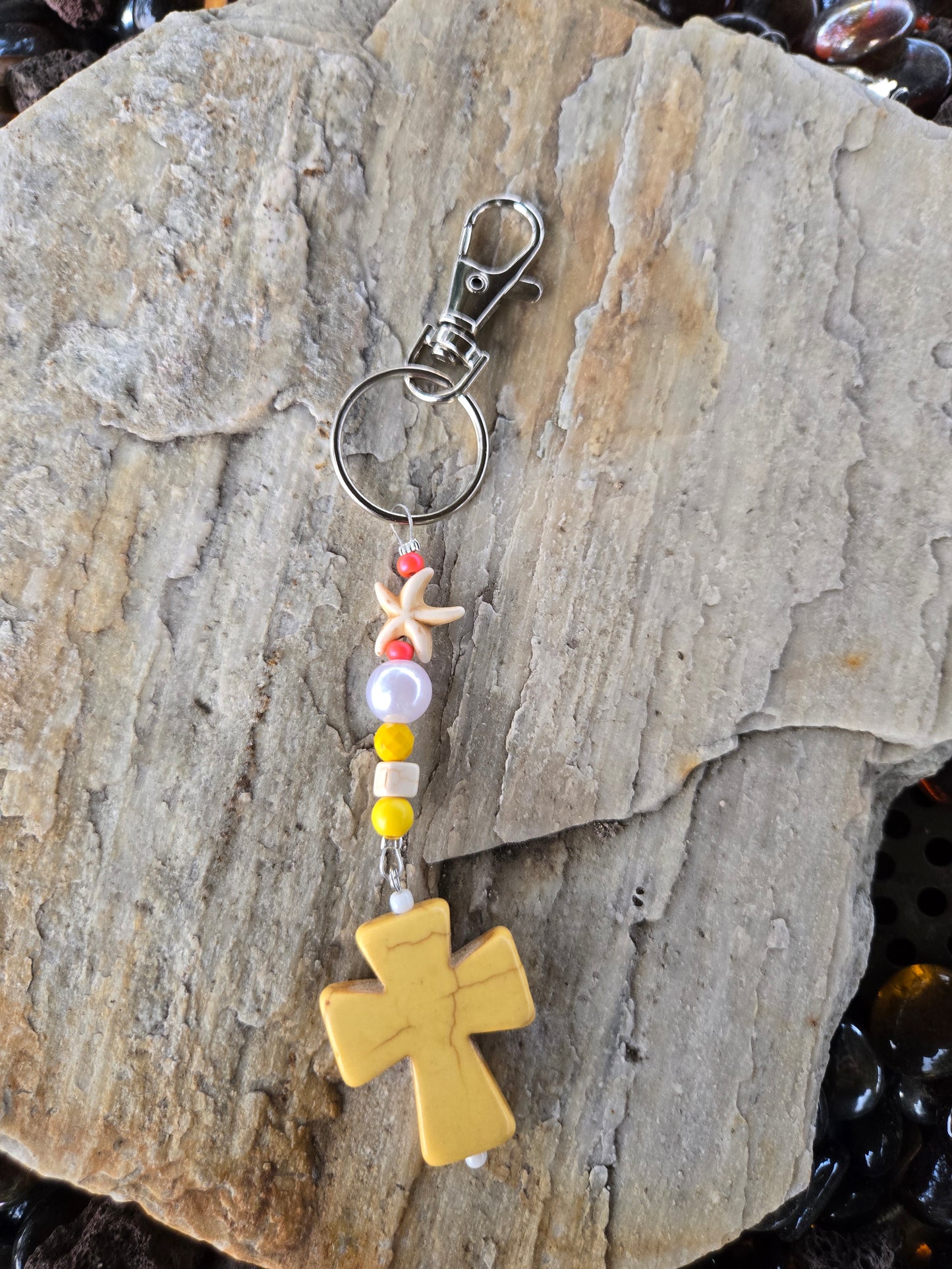 Cross Keychain