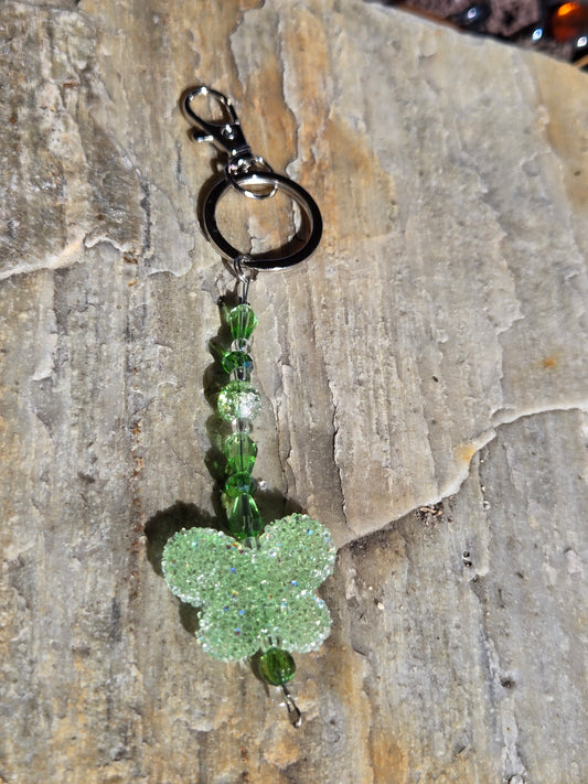 Butterfly Keychain Green