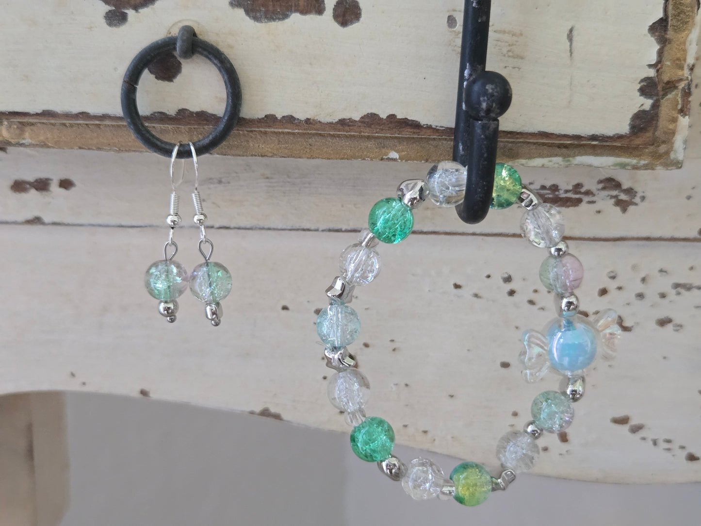 Blue Candy Set – Bracelet & Earrings